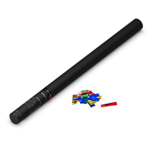 MAGICFX Handheld Cannon Pro shooting multicolour metallic confetti.