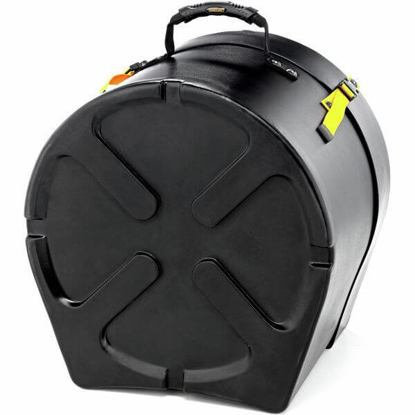 Hardcase 14-inch floor tom drum case, designed for protection and portability.