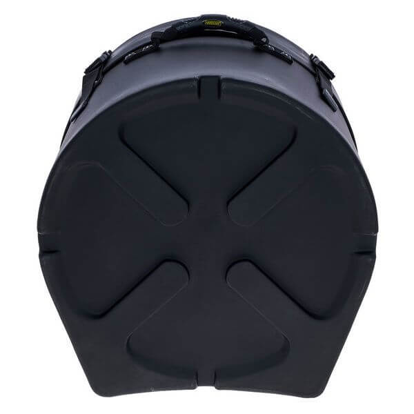 Image of a Hardcase 14x12 inch marching snare drum case designed for high tension drums.