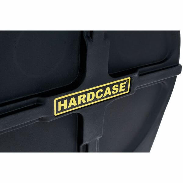 Hardcase 14x12 inch marching snare drum case designed for high tension, shown in a protective padded design.