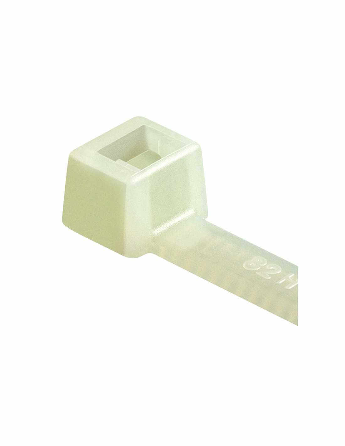 Image of Hellermann Tyton Cable Tie Insulok 305 x 4.7mm in natural color, available in a pack of 100.