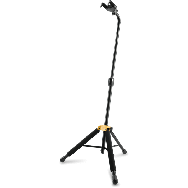 HERCULES STANDS GS414B PLUS Auto Grip Guitar Stand with SFF Padding displayed in a clear view.