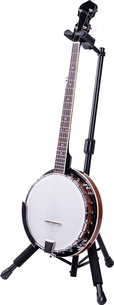 HERCULES STANDS GS415B PLUS Auto Grip Guitar Stand with Foldable Yoke, showcasing its design and functionality.