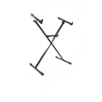 ATHLETIC Keyboard Stand 25KG, adjustable height and angle, lightweight design, weighing only 3.30KG.