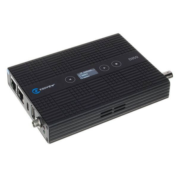 KILOVIEW D350 V2 4K IP Video Decoder, a high-performance streaming solution with advanced H.265/H.264 capabilities.