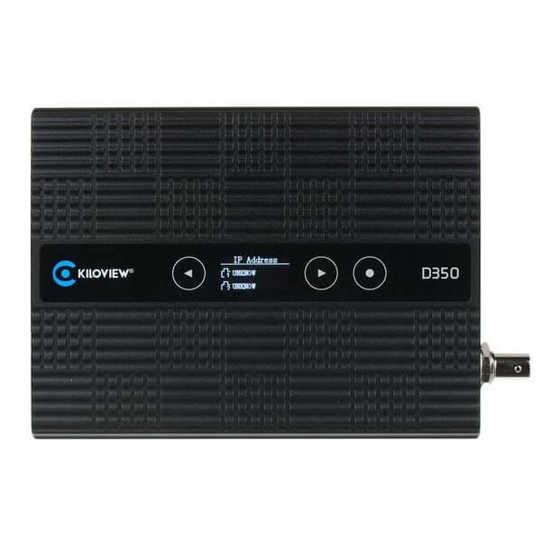 KILOVIEW D350 V2 4K H.265/H.264 IP Video Decoder, a high-performance streaming solution.