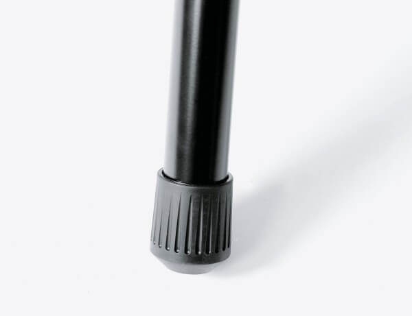 König & Meyer 214/6 Professional Speaker Stand in black, showcasing its adjustable height and durable aluminum construction.