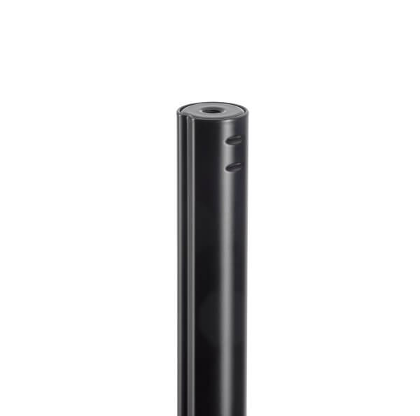 König & Meyer 24653 adjustable height lighting and speaker stand in black finish.