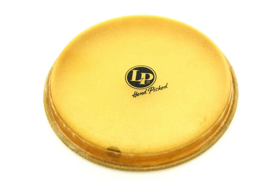 LP Matador Large Bongo Head made of rawhide showcasing its texture and design.