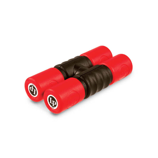 LP Twist Shaker in loud color, used for percussion in music.