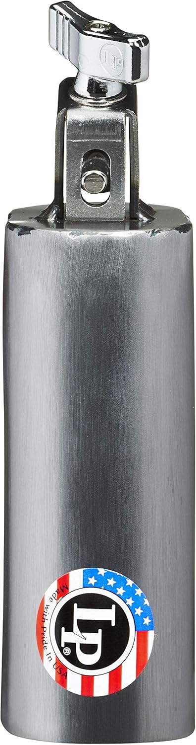 LP Banda 6 inch bell designed for a thunderous boom sound with a piercing attack, showcasing its shiny metallic finish.