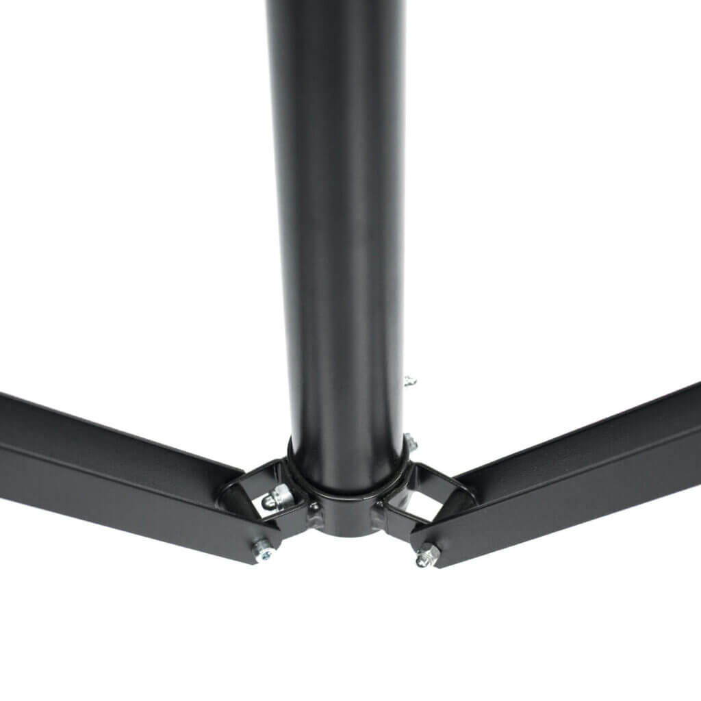 ATHLETIC Heavy Duty Winch Lighting Stand with a 60KG load capacity, displayed in a professional setting.