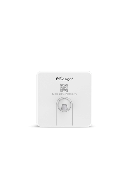 Image of the Milesight Desk Occupancy Sensor designed for seat detection, showcasing its sleek design and functionality.