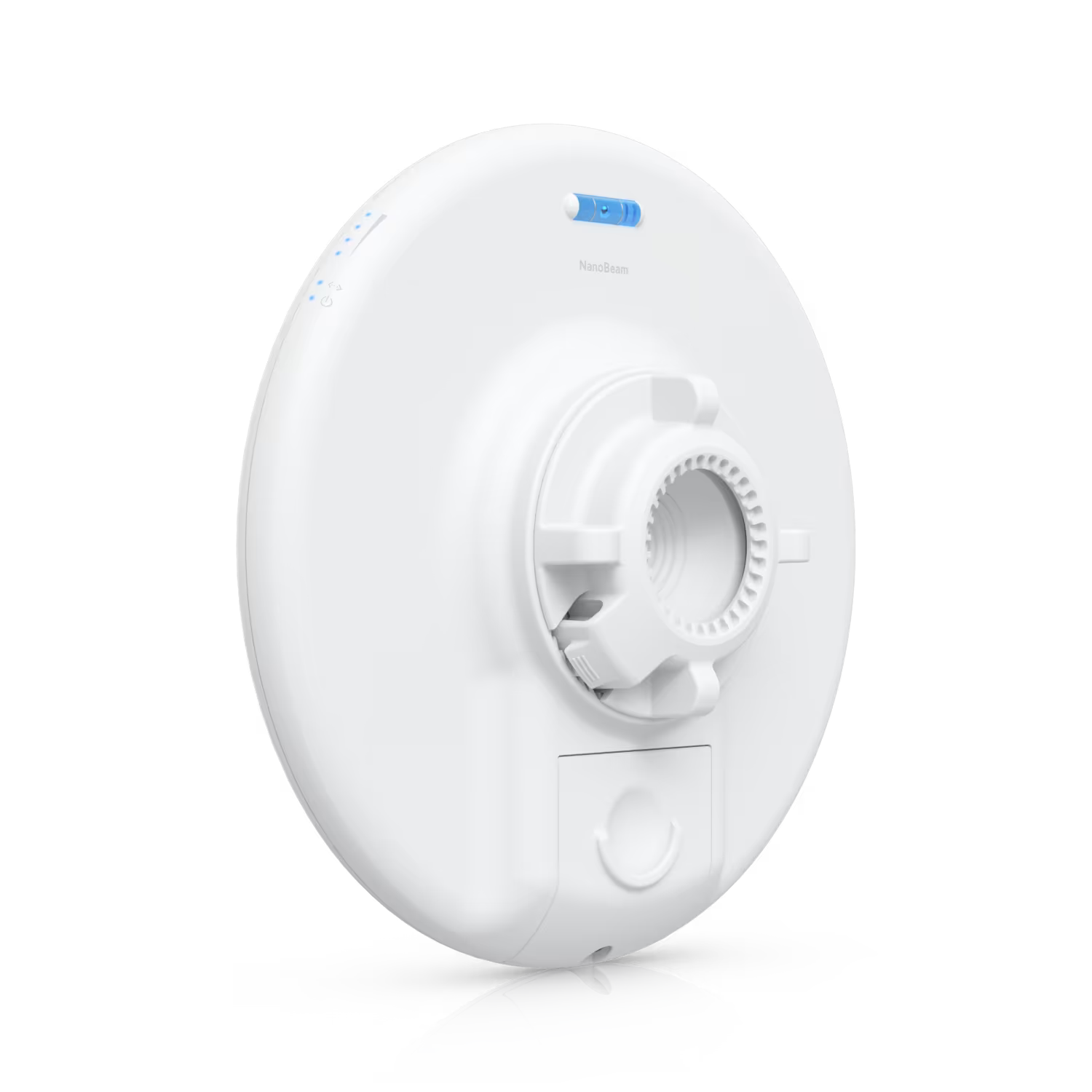 Accessories included with the Ubiquiti UISP airMAX NanoBeam AC 2GHz 13dBi Radio, featuring mounting hardware.