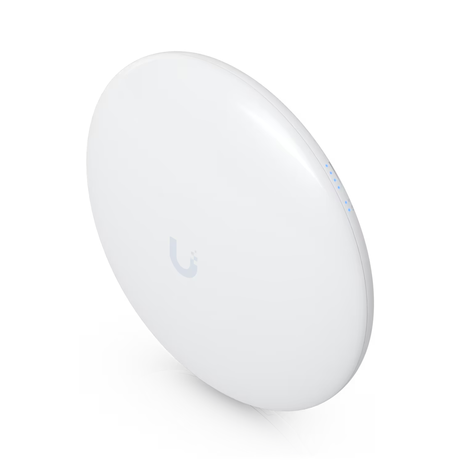 Front view of the Ubiquiti UISP airMAX NanoBeam AC 2GHz 13dBi Radio, showcasing its sleek design.