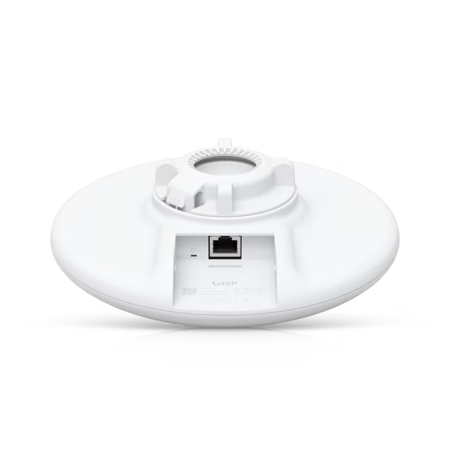 Ubiquiti UISP airMAX NanoBeam AC 2GHz 13dBi Radio in use, providing wireless connectivity in an outdoor setting.