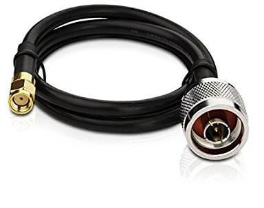 Image of Acconet 0.5M SMA R/P to N-Type (Male) LMR Cable, showcasing its connectors and cable length.