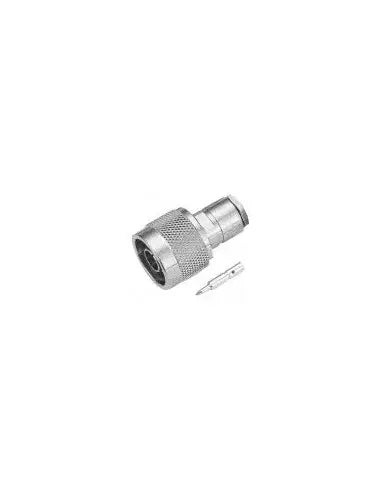 Acconet N-Type Male Connector designed for ARF400 Cable, showcasing the connector's detailed features.
