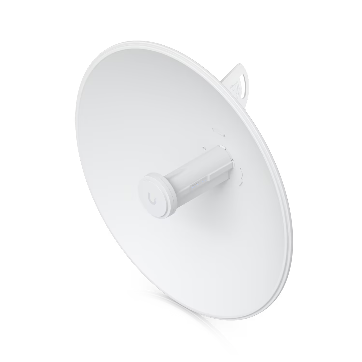 Ubiquiti UISP airMAX PowerBeam M5 5GHz 25dBi Radio front view.