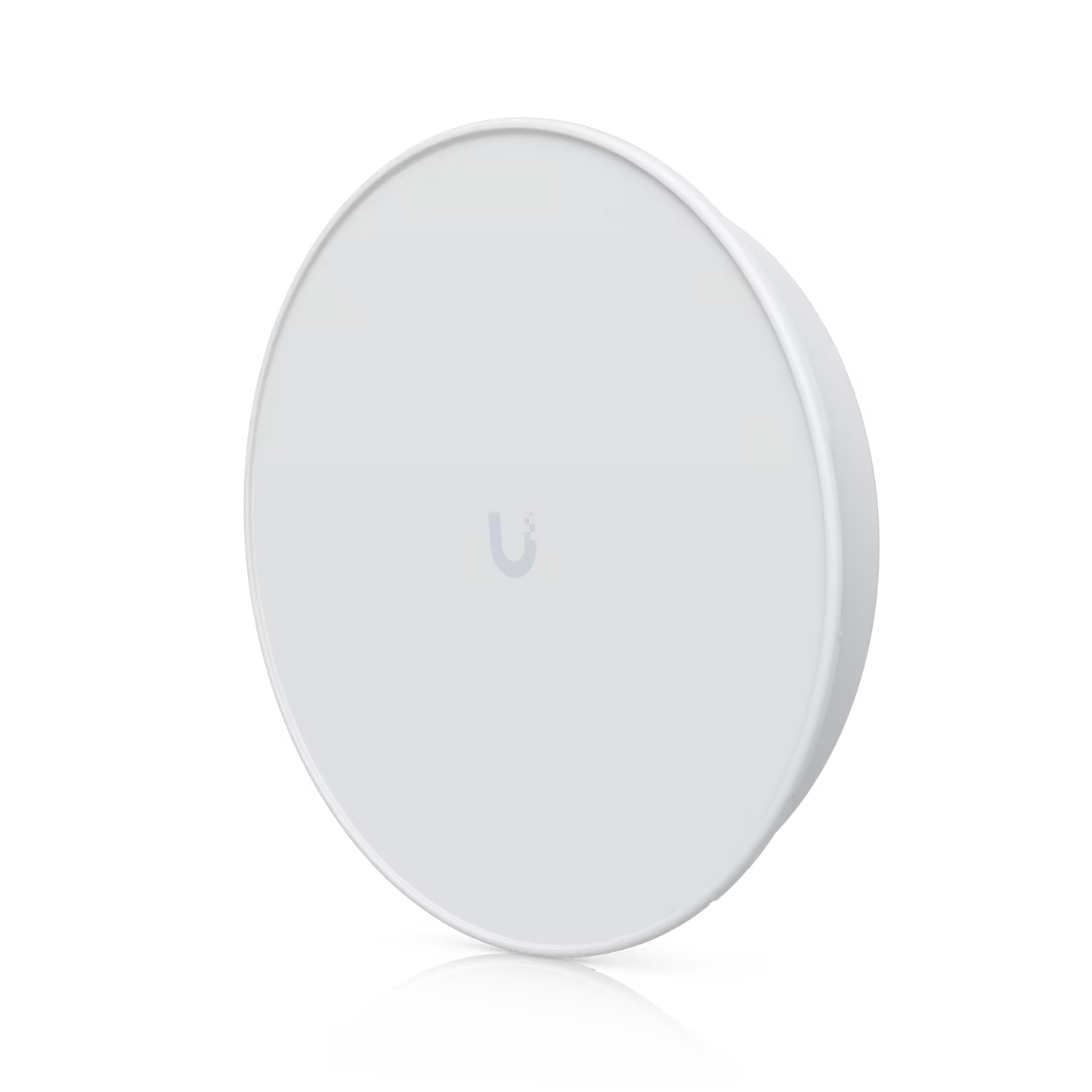 Side view of Ubiquiti UISP airMAX PowerBeam AC 5GHz 25dBi Isolator Radio.