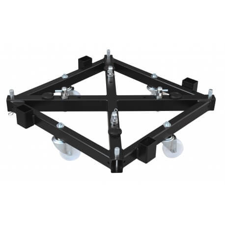 ALUSTAGE W.PDS01.01 Tower Base Plate for professional stage systems, showcasing its design and features.