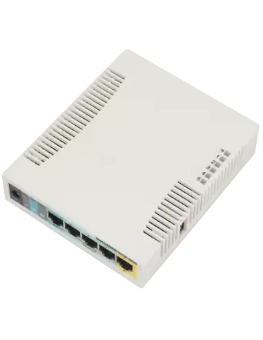 MikroTik RB951Ui-2HnD 5 Port WiFi Router with 2.4GHz high power desktop access point