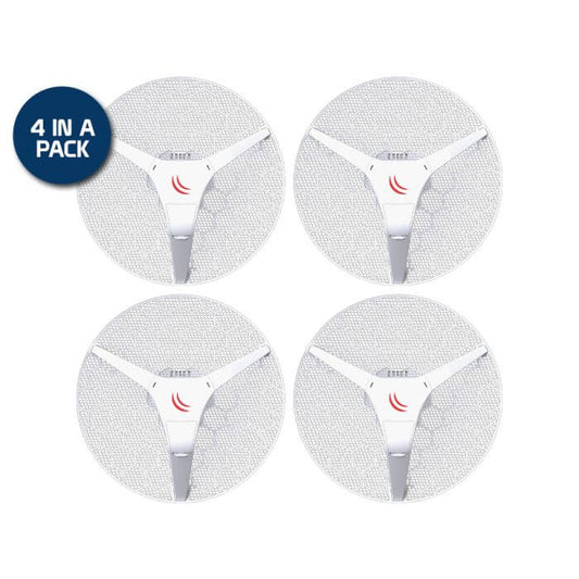 Image of MikroTik LHG XL HP5 27dBi 4-Pack Point-to-Point CPE antennas.