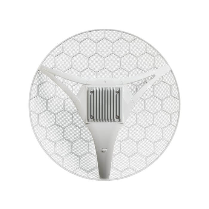 MikroTik LHG LTE6 17dBi Outdoor CPE Kit displayed against a white background.