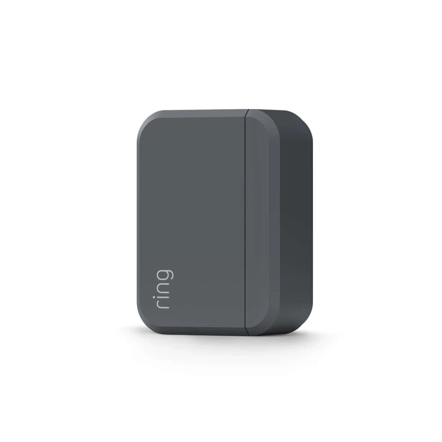 Ring Alarm Outdoor Contact Sensor mounted on a wall, designed for outdoor security monitoring.