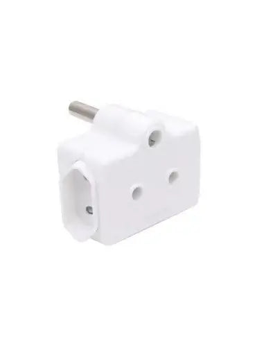 Acconet Safety Shuttered Adaptor with one 16A and two 5A sockets