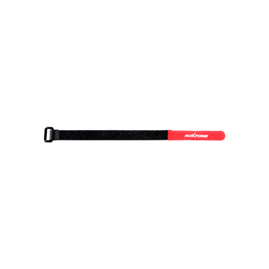 Roxtone RVT20L030 Velcro Tie, 18mm x 300mm, shown as a durable solution for cable management.