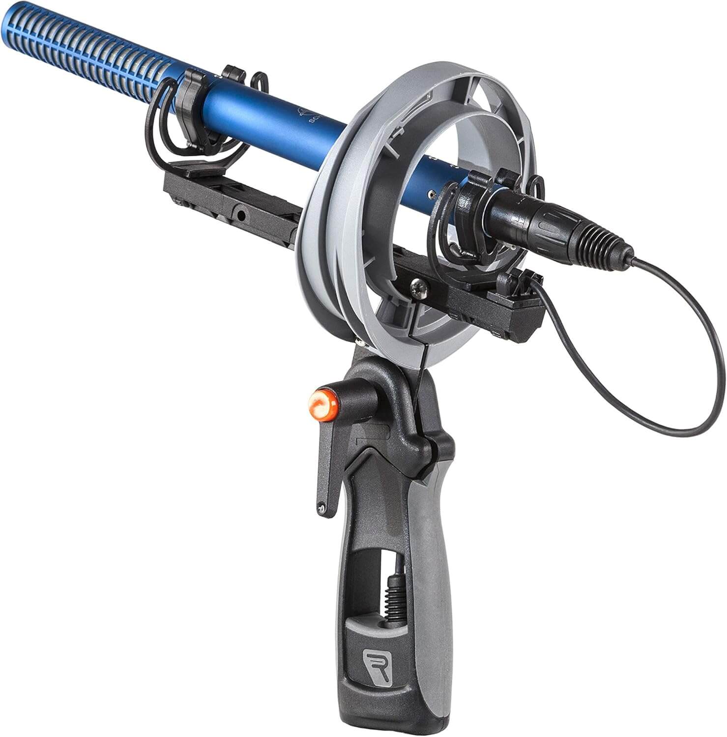 RYCOTE Super-Shield Kit Medium for shotgun microphones, featuring a windshield and shock mount designed for 200-250mm lengths.