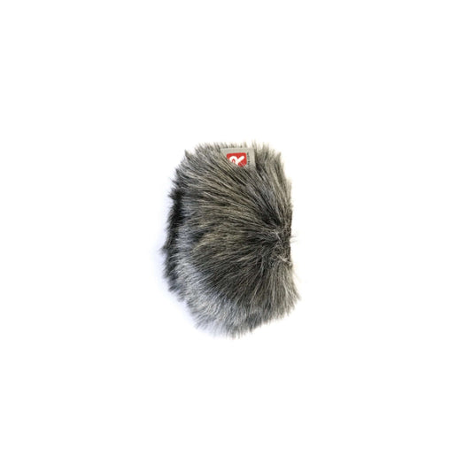 RYCOTE Zoom H1 Mini Windjammer, a grey synthetic fur microphone windshield designed to reduce wind noise.