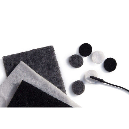RYCOTE Mix Colours Undercovers pack containing 30 adhesive discs designed for lavalier microphones.