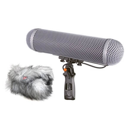 RYCOTE MODULAR WINDSHIELD WS 3 KIT designed for shotgun microphones, featuring a length of 161-210mm and a diameter of 19-25mm, with a 3-pin XLR connection.