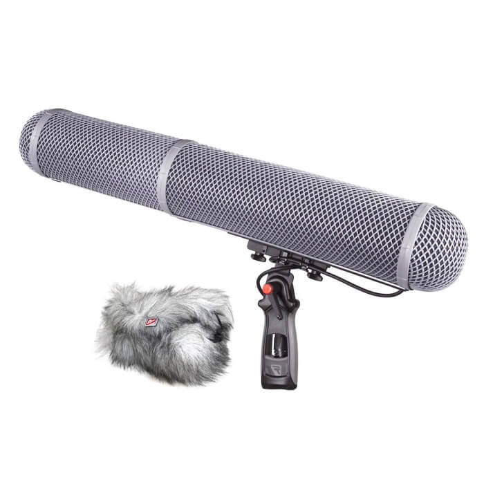 RYCOTE Modular Windshield WS 8J Kit designed for Sennheiser MKH 8070 microphone, featuring an MZX XLR module.