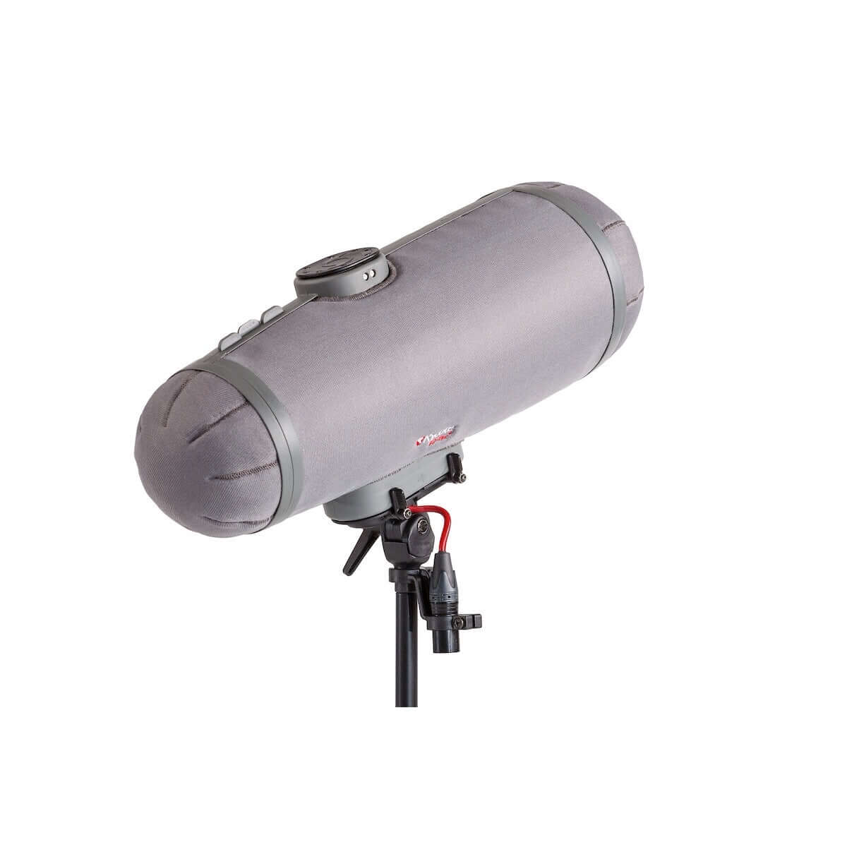 RYCOTE Cyclone Windshield Kit Large in Grey color made from 3D Tex material, designed for shotgun microphones with multi-suspension system.