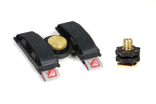 RYCOTE Wireless Receiver Bracket MKII, a universal mount designed for portable wireless receivers, displayed in a professional setting.
