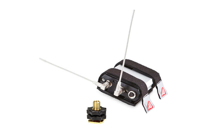 RYCOTE Wireless Receiver Bracket MKII, a universal mount designed for portable wireless receivers, displayed in an image.