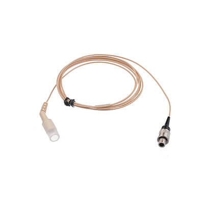 Sennheiser HSP Cable 3-Pin in beige copper color, measuring 1.6 meters, designed for HSP2 and HSP4 microphones.