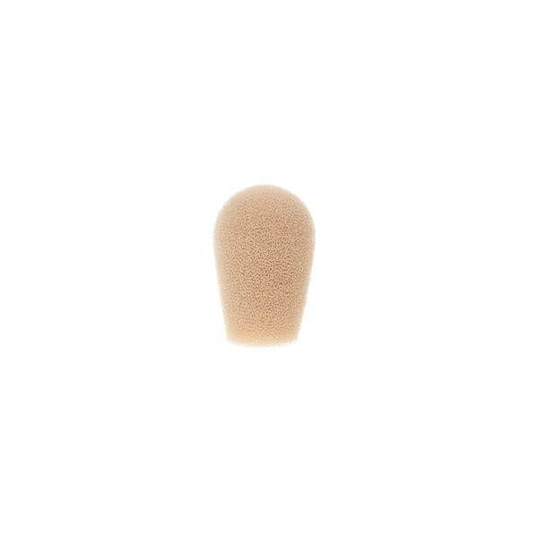 Beige foam windscreen accessory for Sennheiser HSP4 microphone, designed to reduce wind noise.