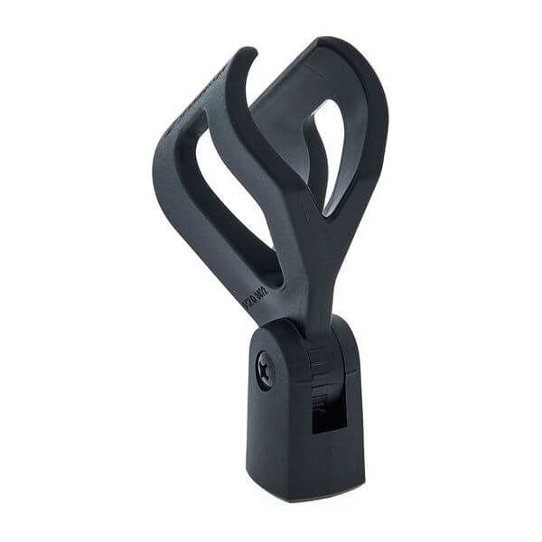 Sennheiser MZQ 3072 Easy Release Clamp for SKM 3000/5000/5200 in black, a microphone accessory designed for easy attachment and release.