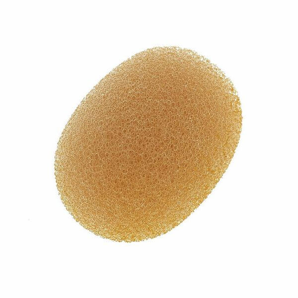 Beige foam windscreen accessory for Sennheiser MKE1, MKE2, and Earset microphones.