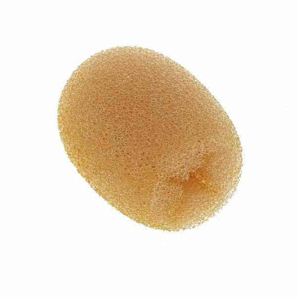 Beige foam windscreen accessory for Sennheiser MKE1, MKE2, and Earset microphones.