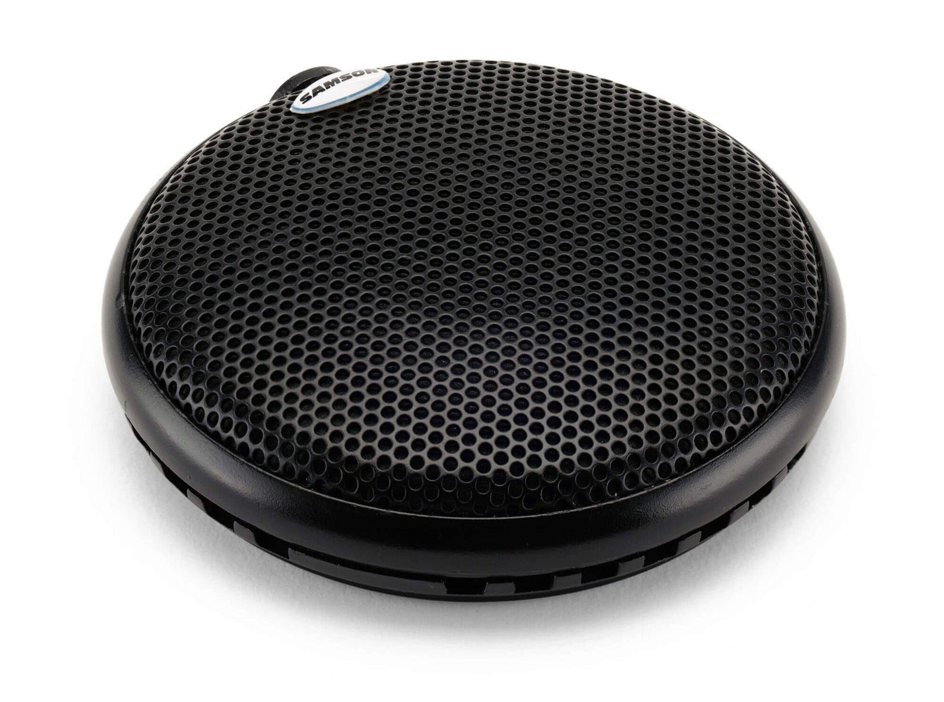 Samson CM11B surface-mount omnidirectional boundary microphone with phantom power, displayed on a white background.