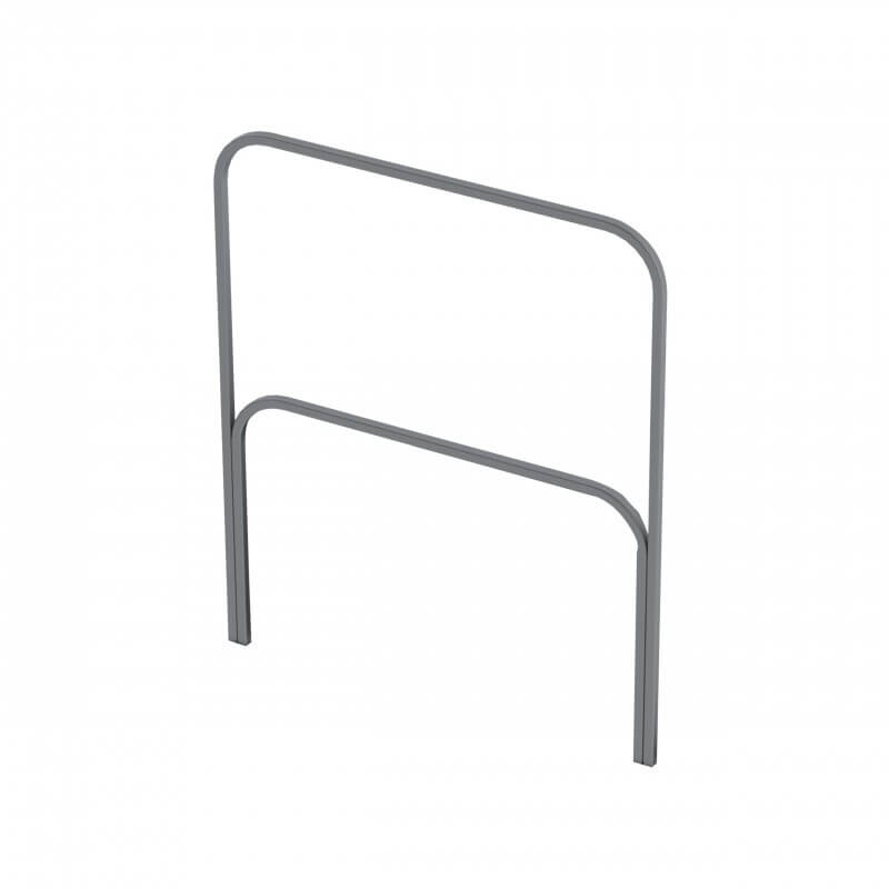 ALUSTAGE SBS14 Steel Handrail for SCA-05 Panther Deck, 1 meter safety railing designed for durability and safety.