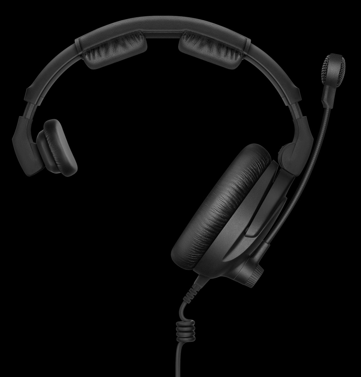 Sennheiser HMD 301 PRO Monaural Broadcast Headset, Circumaural, Without Cable - front view
