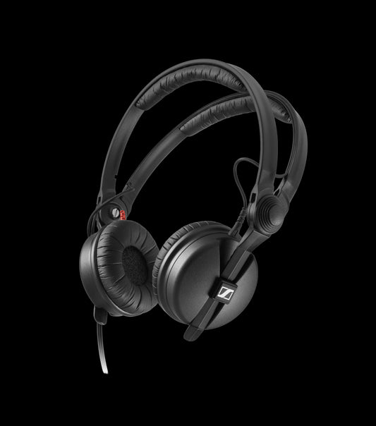 Sennheiser HD 25 PLUS Headphones with a 3-meter cable and 3.5mm angled jack
