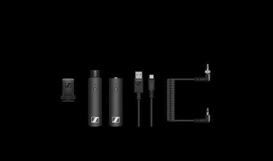 Sennheiser XSW-D Portable Interview Set with Mini Jack RX, XSW-D XLR Female TX, and Hotshoe Mount