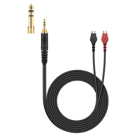 Sennheiser CABLE BK Mini Plug Kl3.5 with adapter for HD 600, displayed against a white background